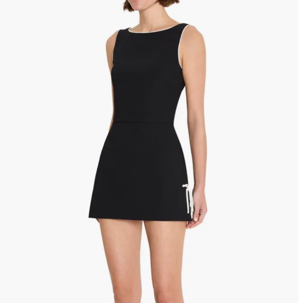 Avellina Contrast Trim Skort Romper